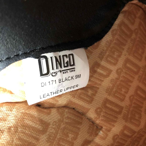 Dingo Flirty N' Fun Embroidered Cowboy Boots Mid Calf Mid Heel - Picture 9 of 10